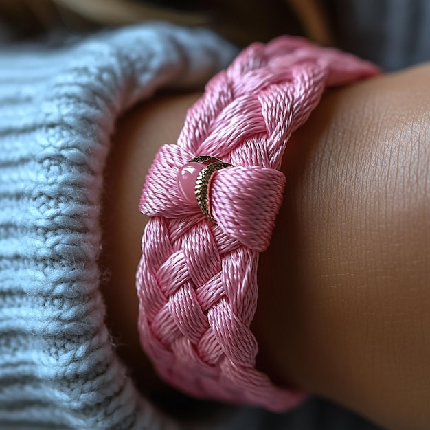 haft na tkaninie z bliska